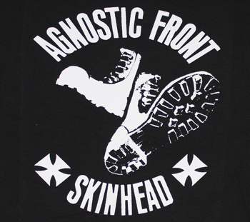 agnostic front skinhead shirt