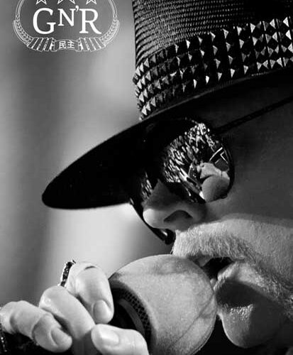 Axl Rose - Microphone Flag