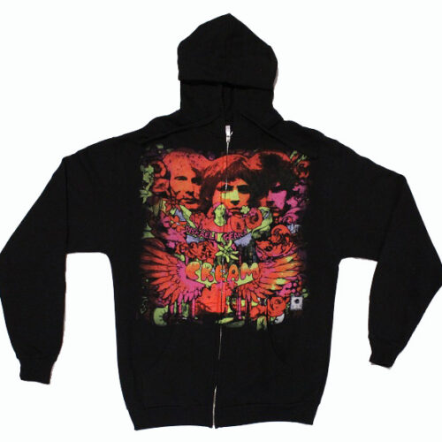 Cream Zippered Hoody Hoodie