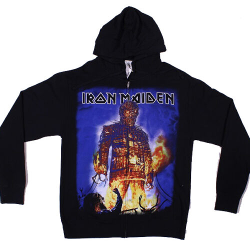 iron maiden wickerman hoody