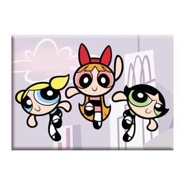 thumbnail image 2 of Ata-Boy Powerpuff Girls Magnet Group Fighting Evil 2.5\" X 3.5\" Magnet... 2 of 11
