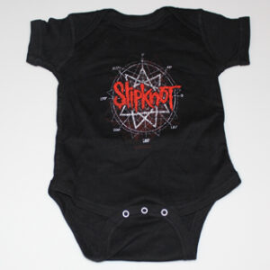 Slipknot Scribble Baby Onesie Black