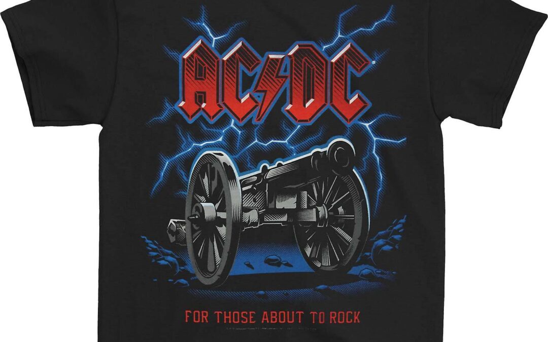 AC/DCCannon LightningBlackTSACDC098