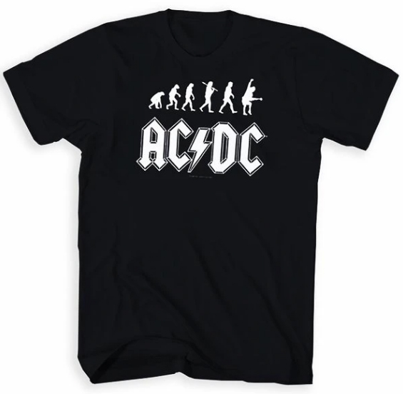 AC/DCRock EvolutionBlackTSACDC100