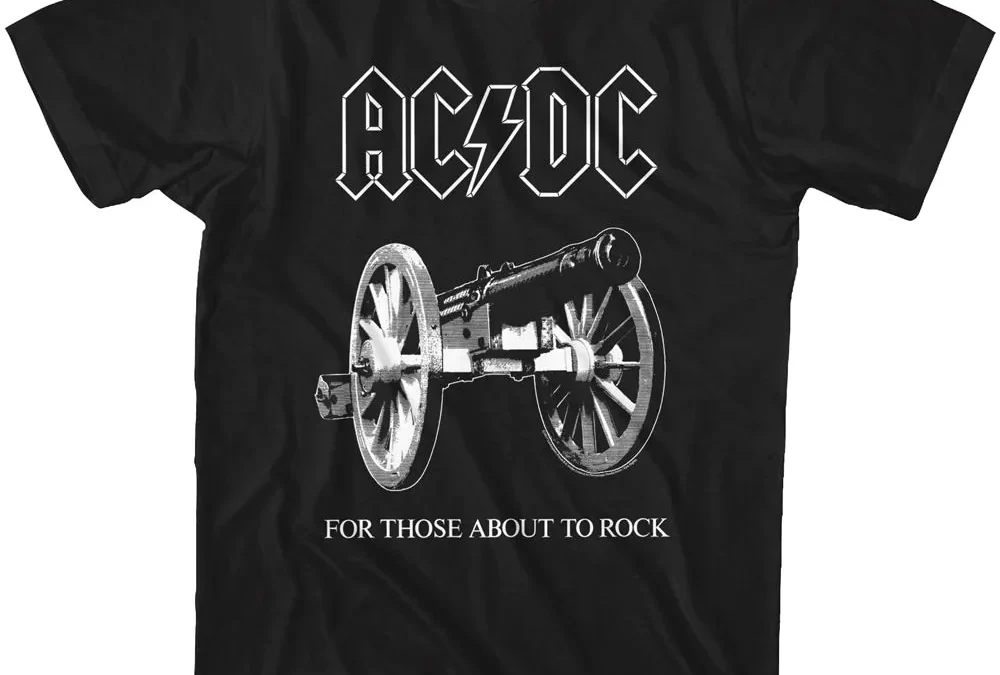 AC/DCFor Those About To Rock (Import)T-Shirt BlackTSACDC126