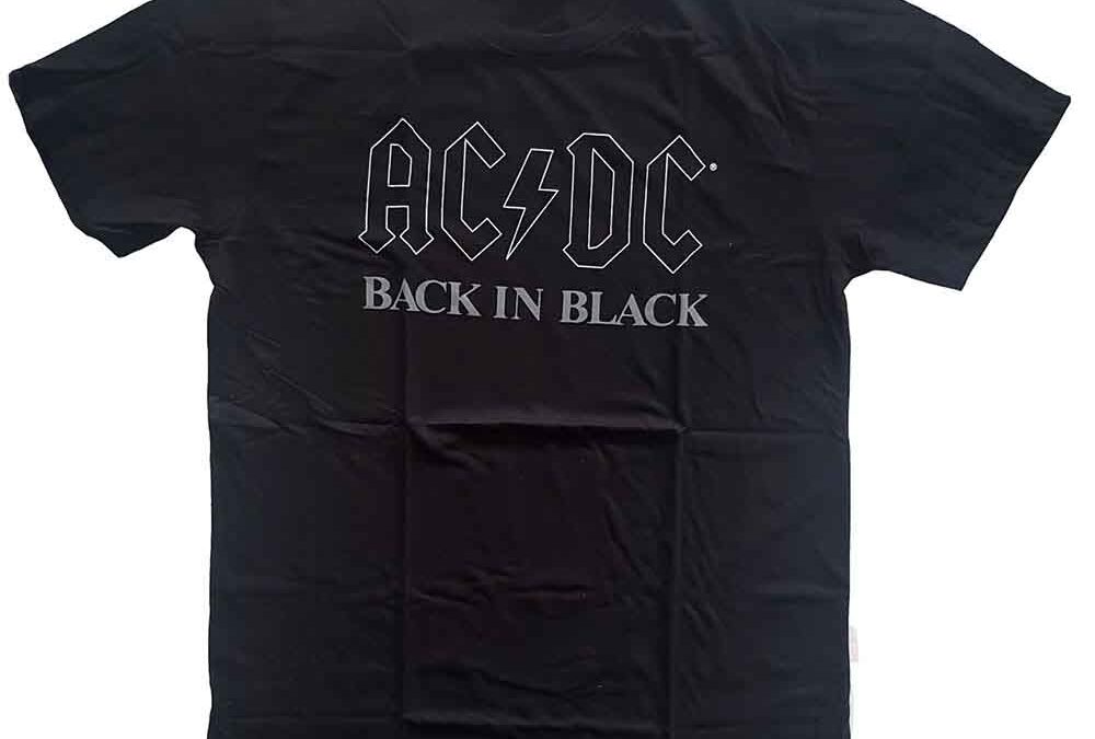 AC/DCBack In BlackT-Shirt BlackTSACDC146