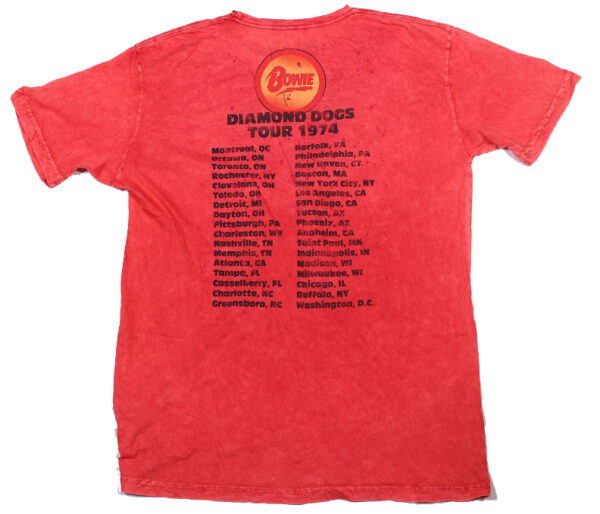 David Bowie T-Shirt Back