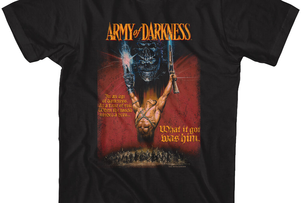 Army of DarknessMovie PosterBlackTSEDARMY018