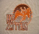 Led ZeppelinOrange Swansong LogoBeigeTSLEDZEP018
