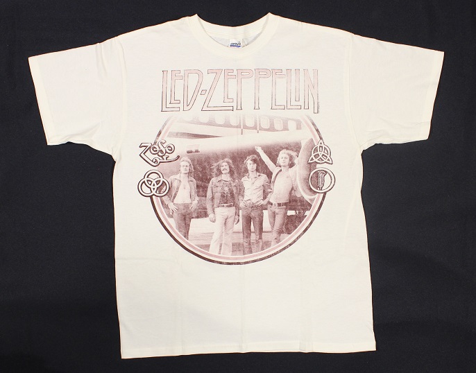 Led ZeppelinPlaneWhiteTSLEDZEP055