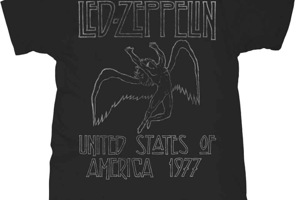 Led ZeppelinUSA ’77 (Import)T-Shirt BlackTSLEDZEP109