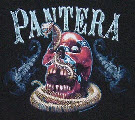 Skull Rattler Pantera - Confederate Skull, Rattler Skeleton - Black - TSPANTER019 ...