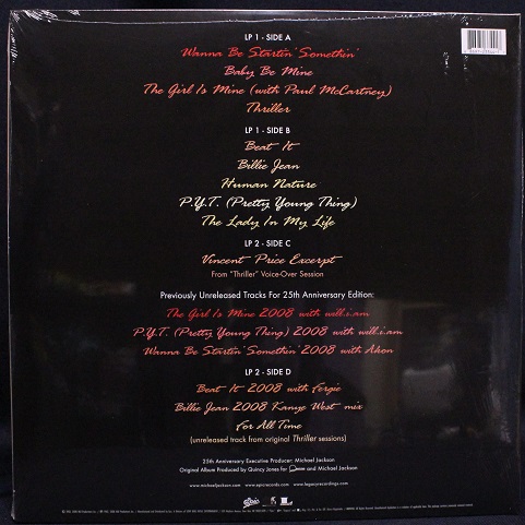 Michael Jackson – Thriller 25 vinyl
