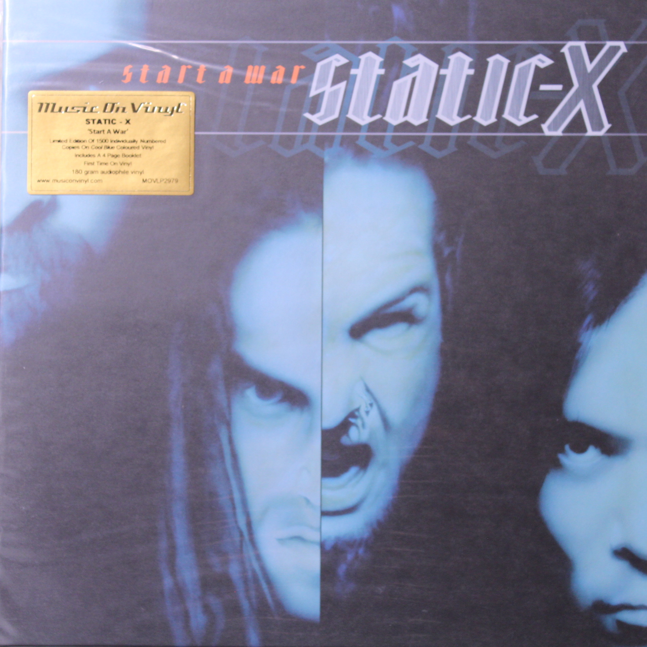 StaticXStart A WarVinyl, LP, Ltd Ed, Numbered, Blue (Cool Blue), MOV
